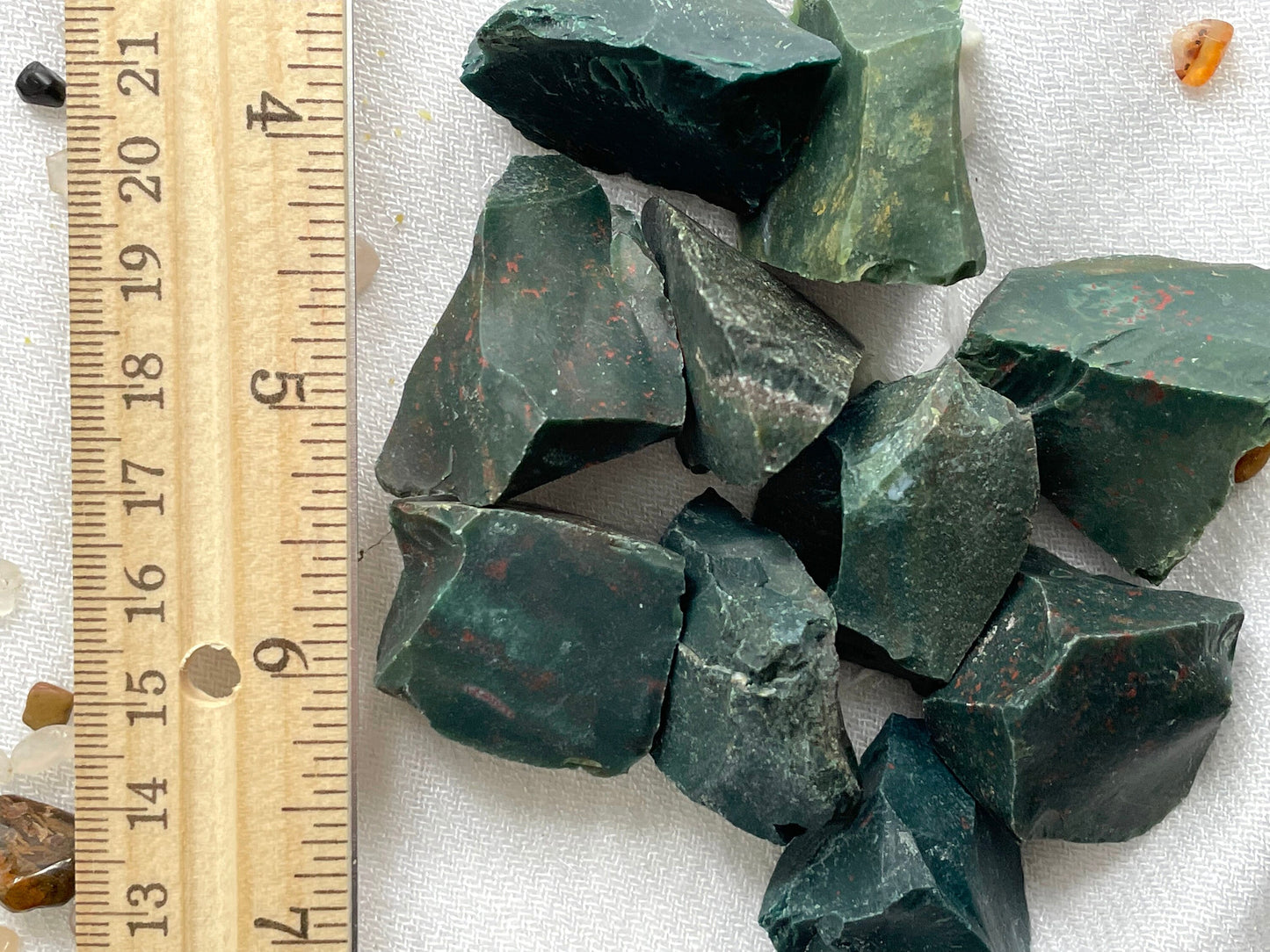 Bloodstone Jasper Rough Crystal for Motivation and Creativity