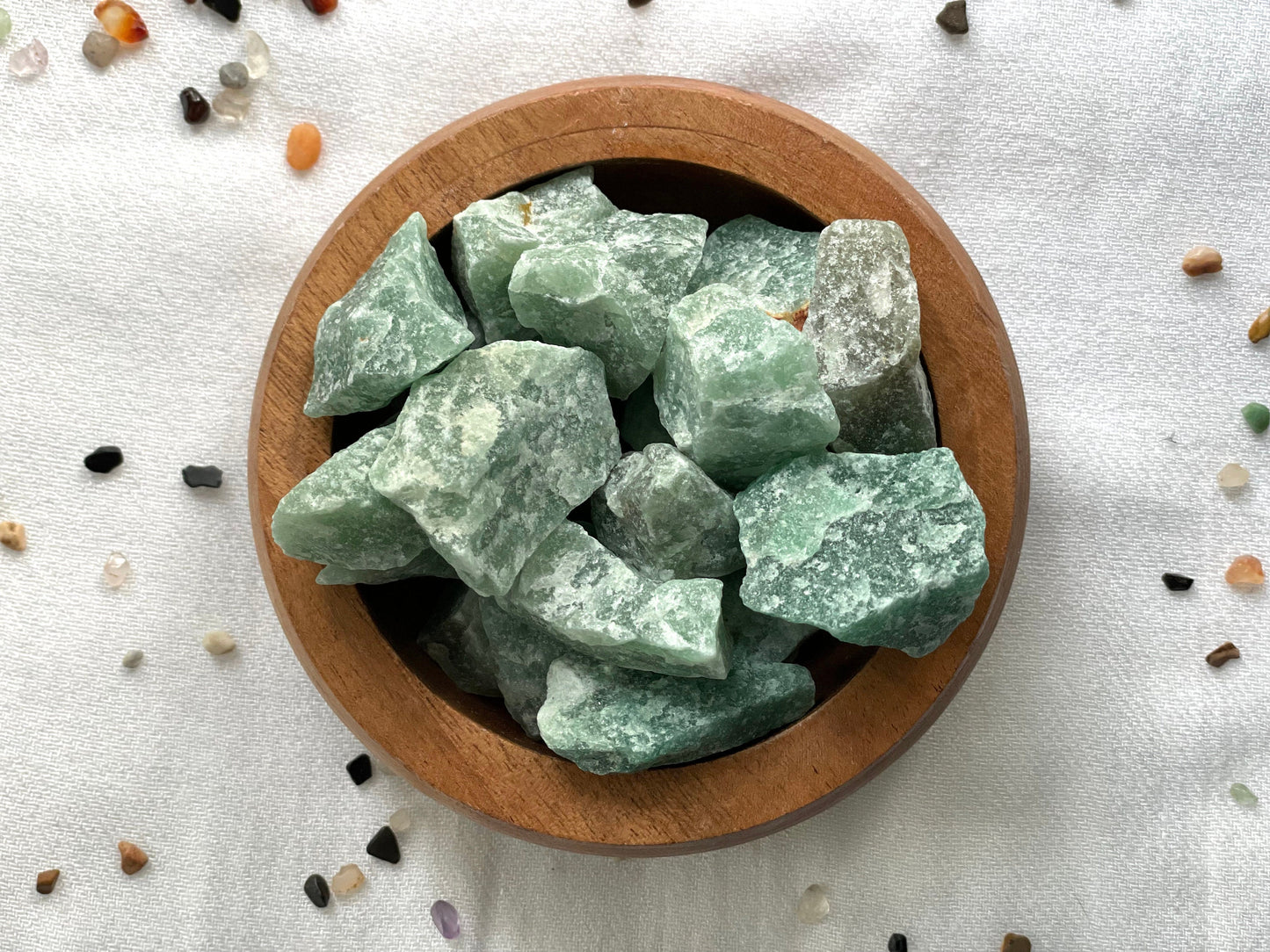 Green Aventurine | Rough Green quartz | Crystal for Empath protection & Abundance