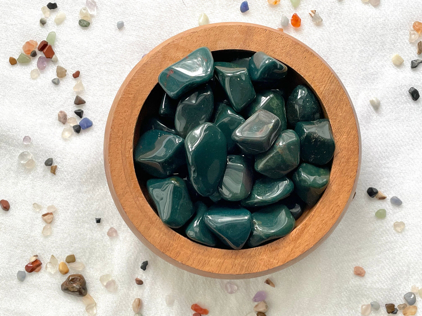 Bloodstone Jasper Tumbled Crystal | Crystal for Motivation and Creativity