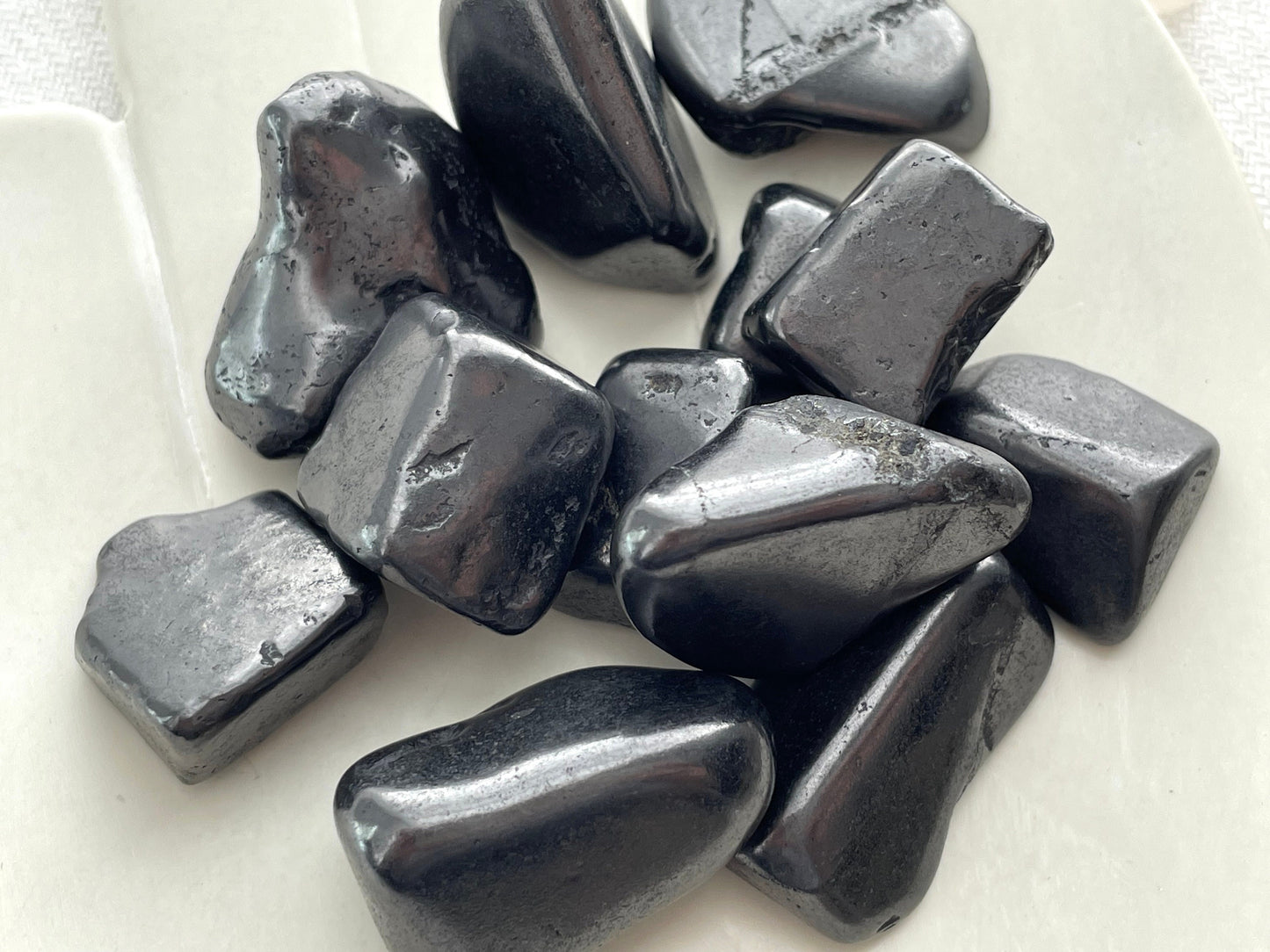 Shungite, Tumbled