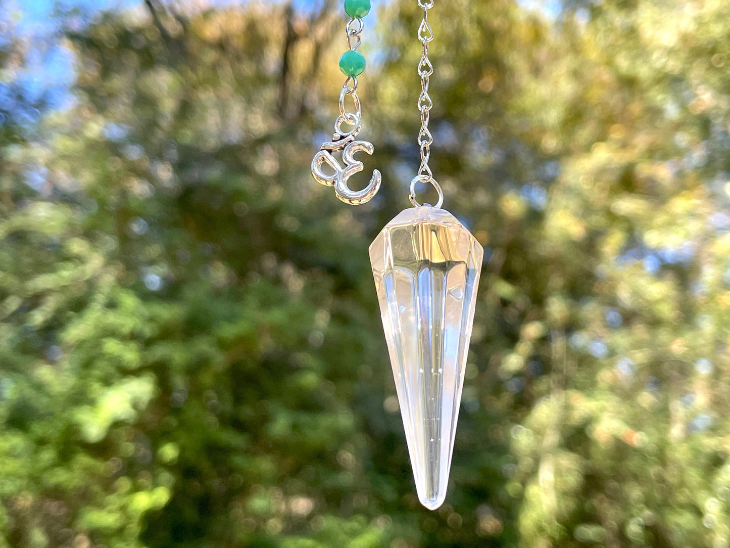 Clear Quartz Pendulum