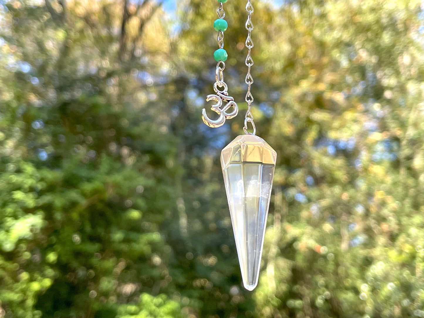 Clear Quartz Pendulum