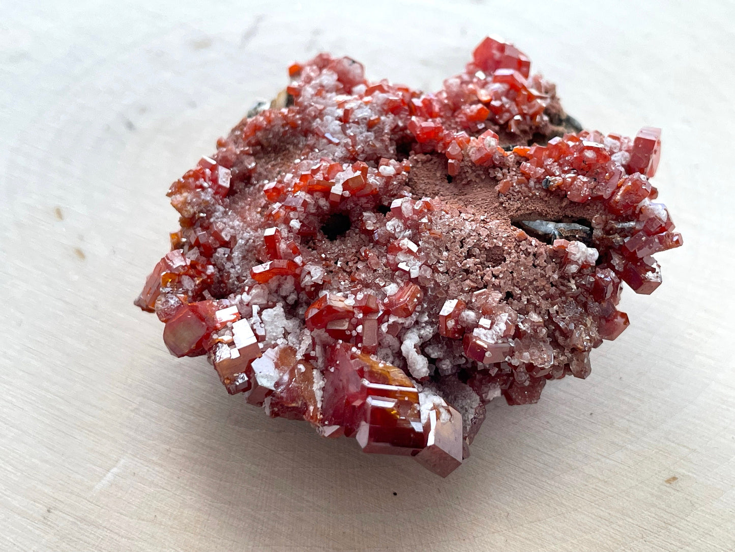 Vanadinite Crystal Cluster