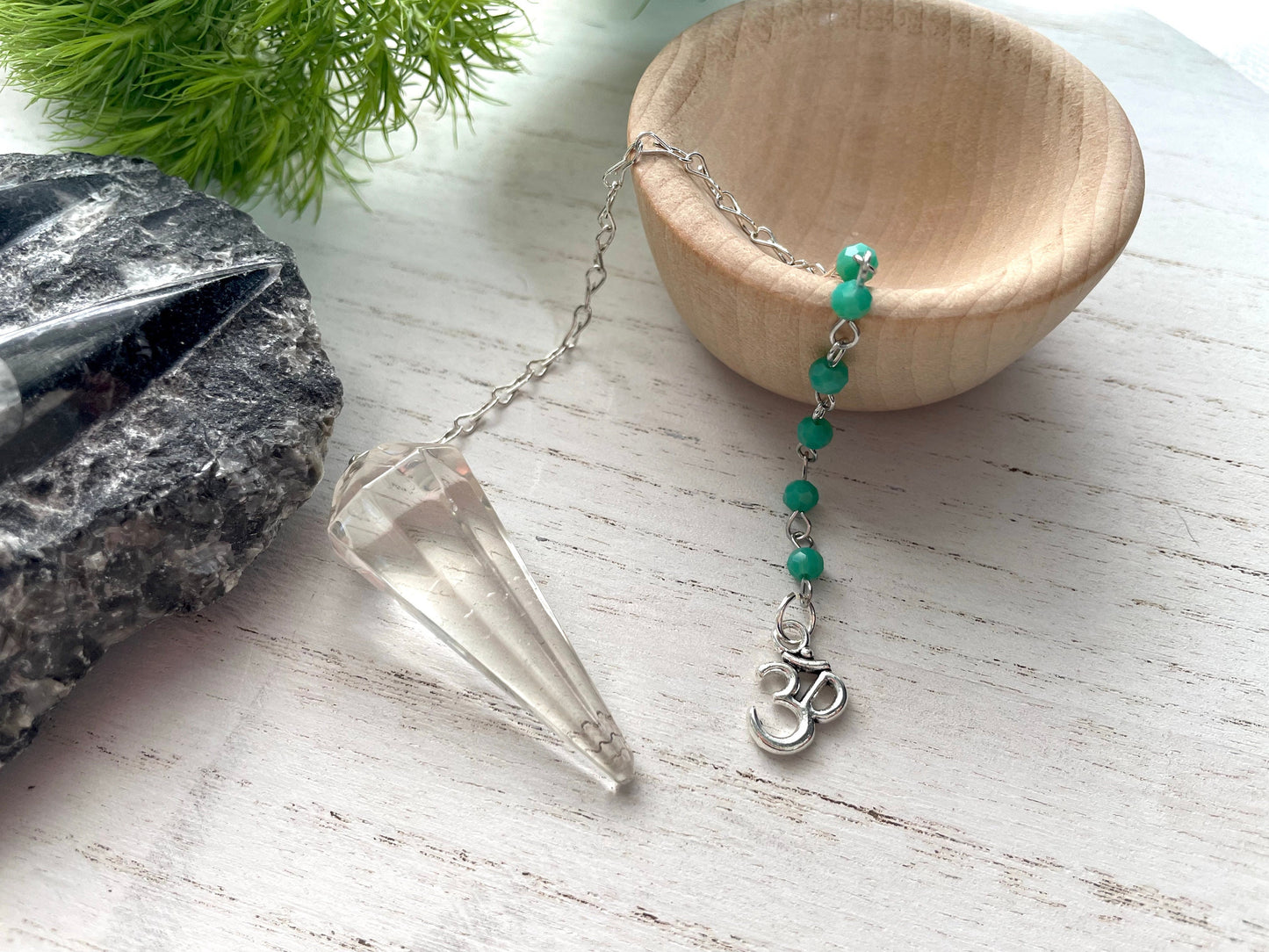 Clear Quartz Pendulum