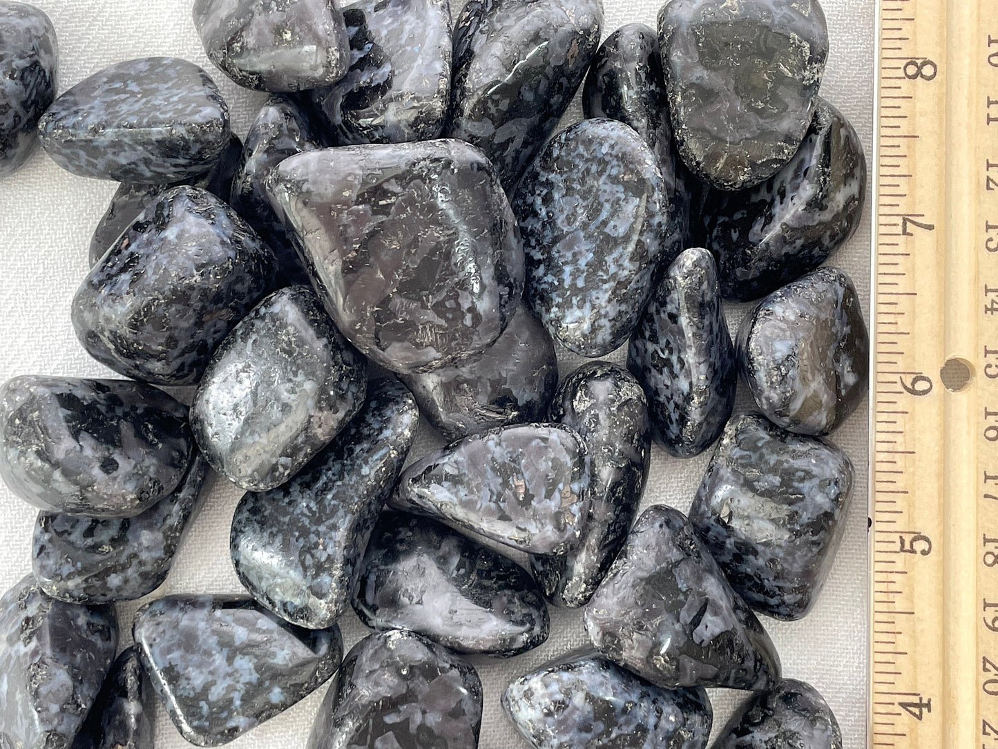 Indigo Gabbro / Merlinite, tumbled