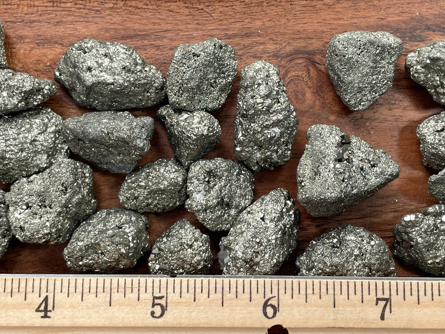 Pyrite Small Rough Clusters