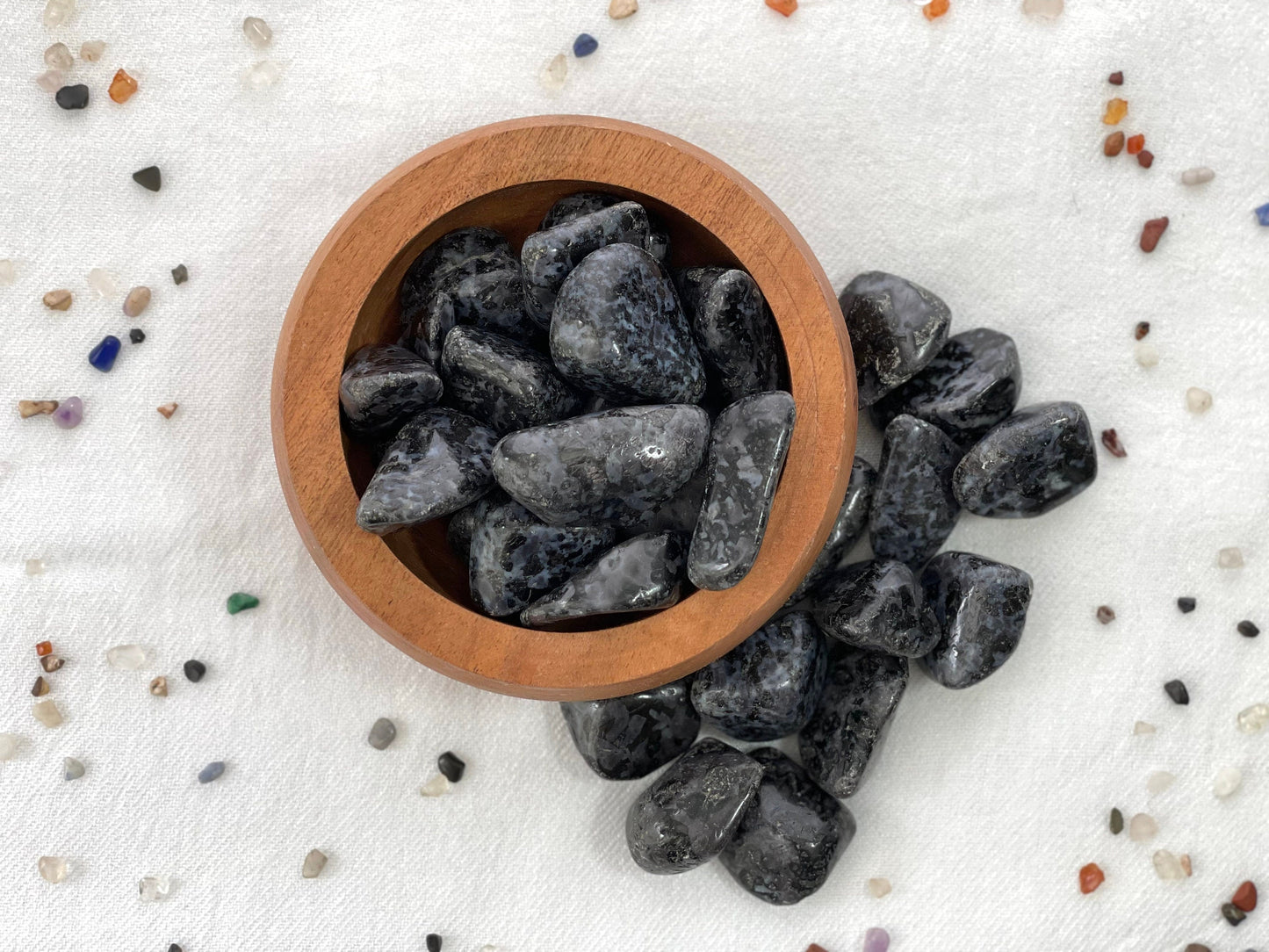 Indigo Gabbro / Merlinite, tumbled