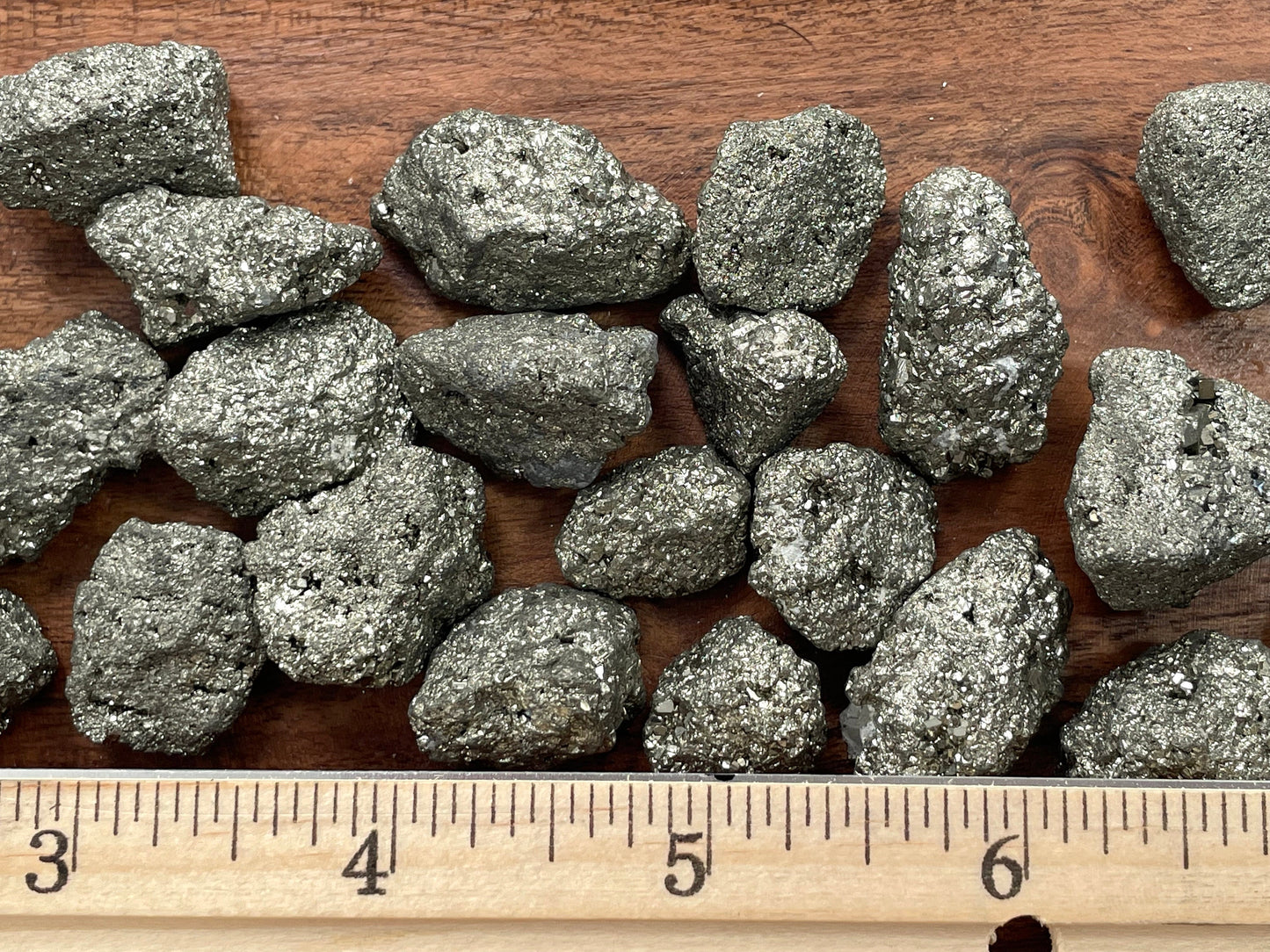 Pyrite Small Rough Clusters