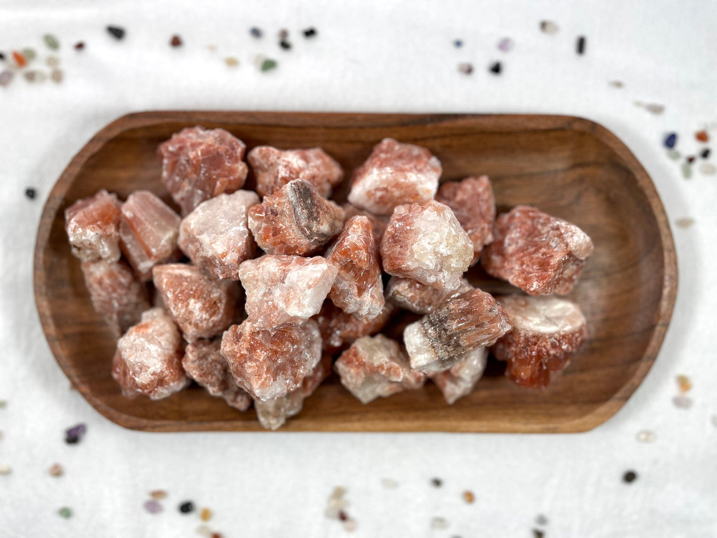 Red Calcite. Rough