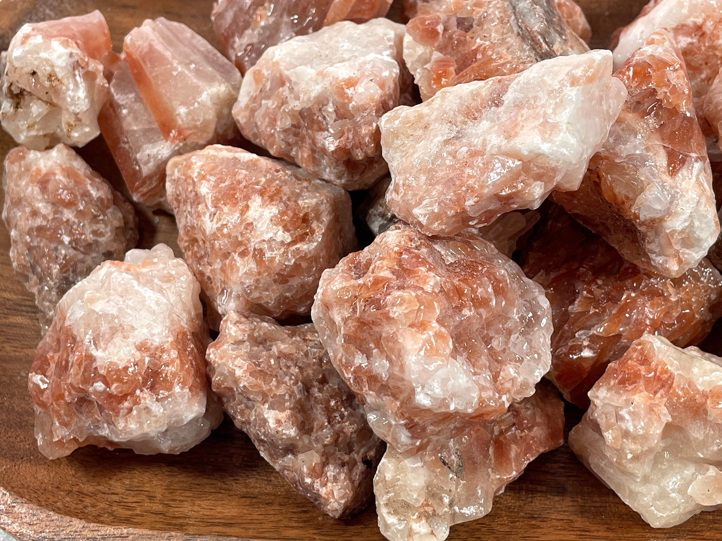 Red Calcite. Rough