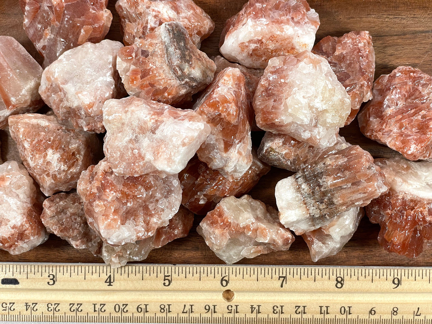 Red Calcite. Rough