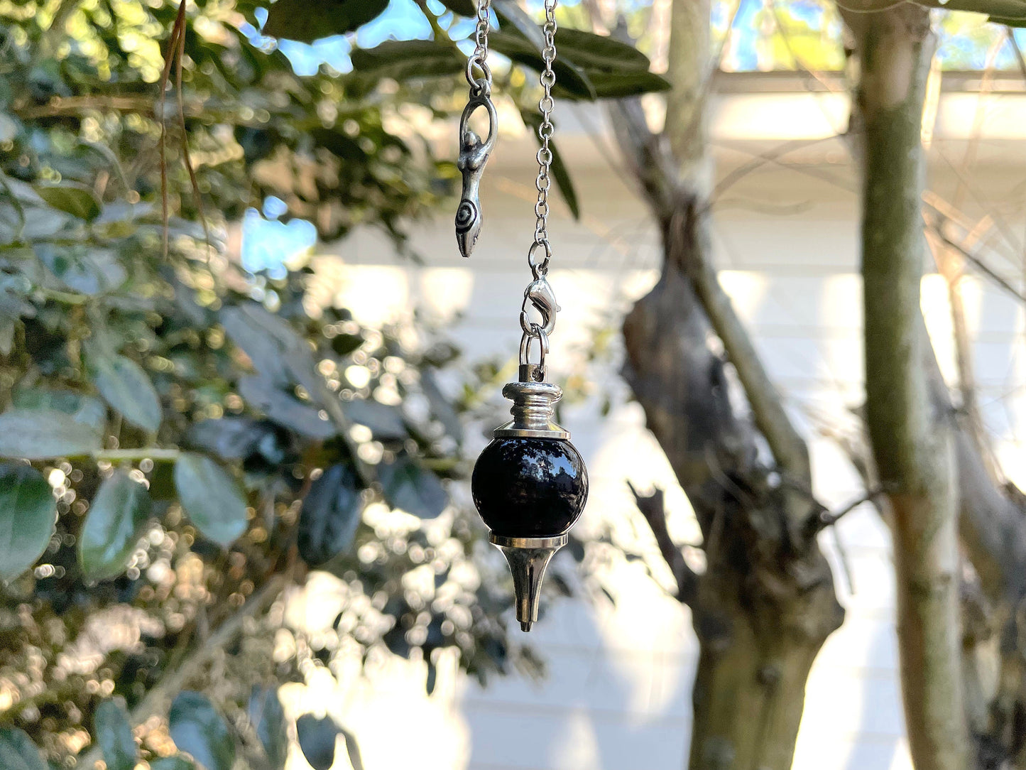 Goddess Pendulum in Black Onyx