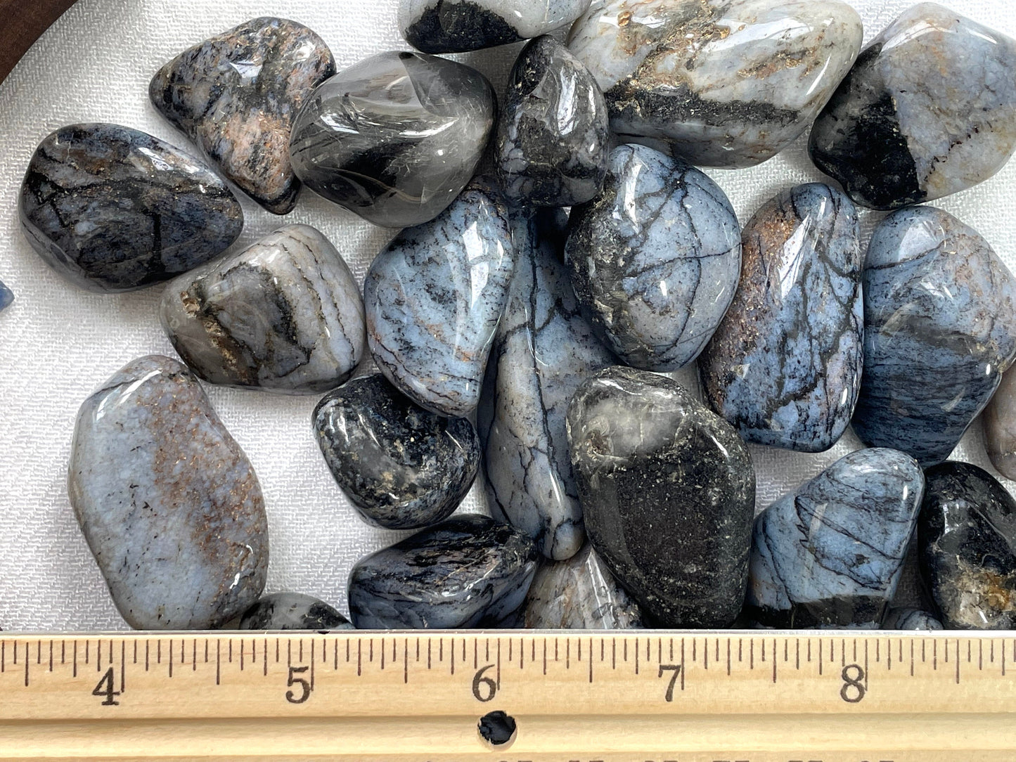 Blue Chert (flint), Tumbled