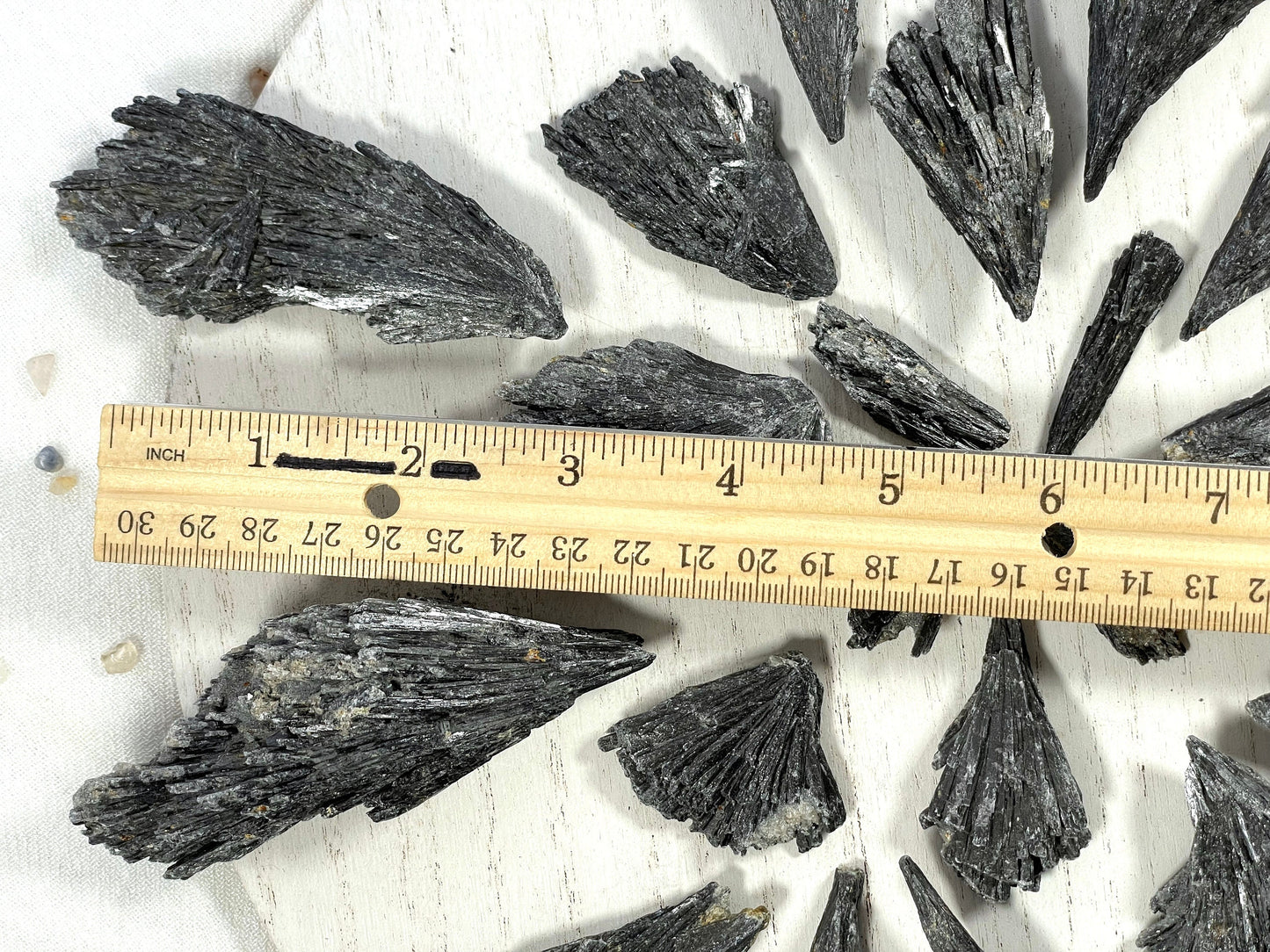 Black Kyanite Blades | Natural Rough Kyanite | Witch Broom Kyanite