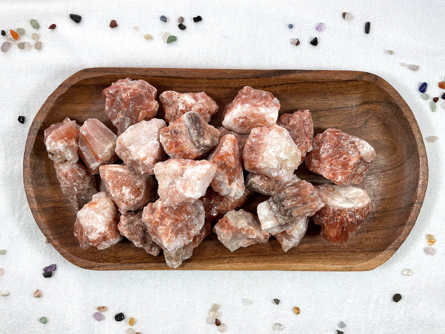 Red Calcite. Rough