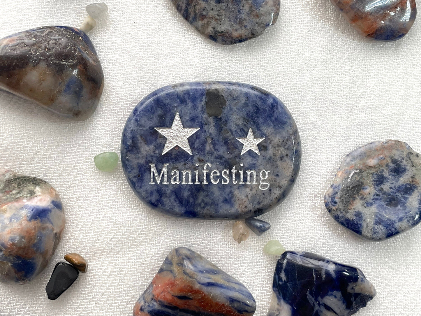 Manifesting Palm Stones in Sodalite