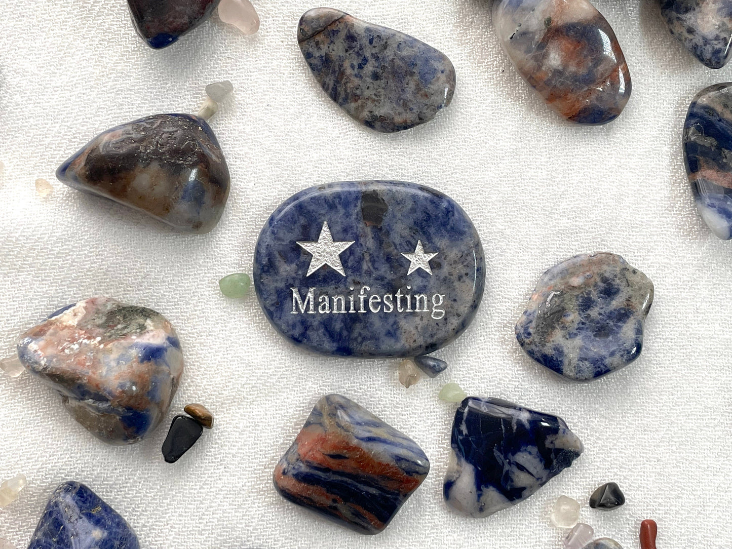 Manifesting Palm Stones in Sodalite