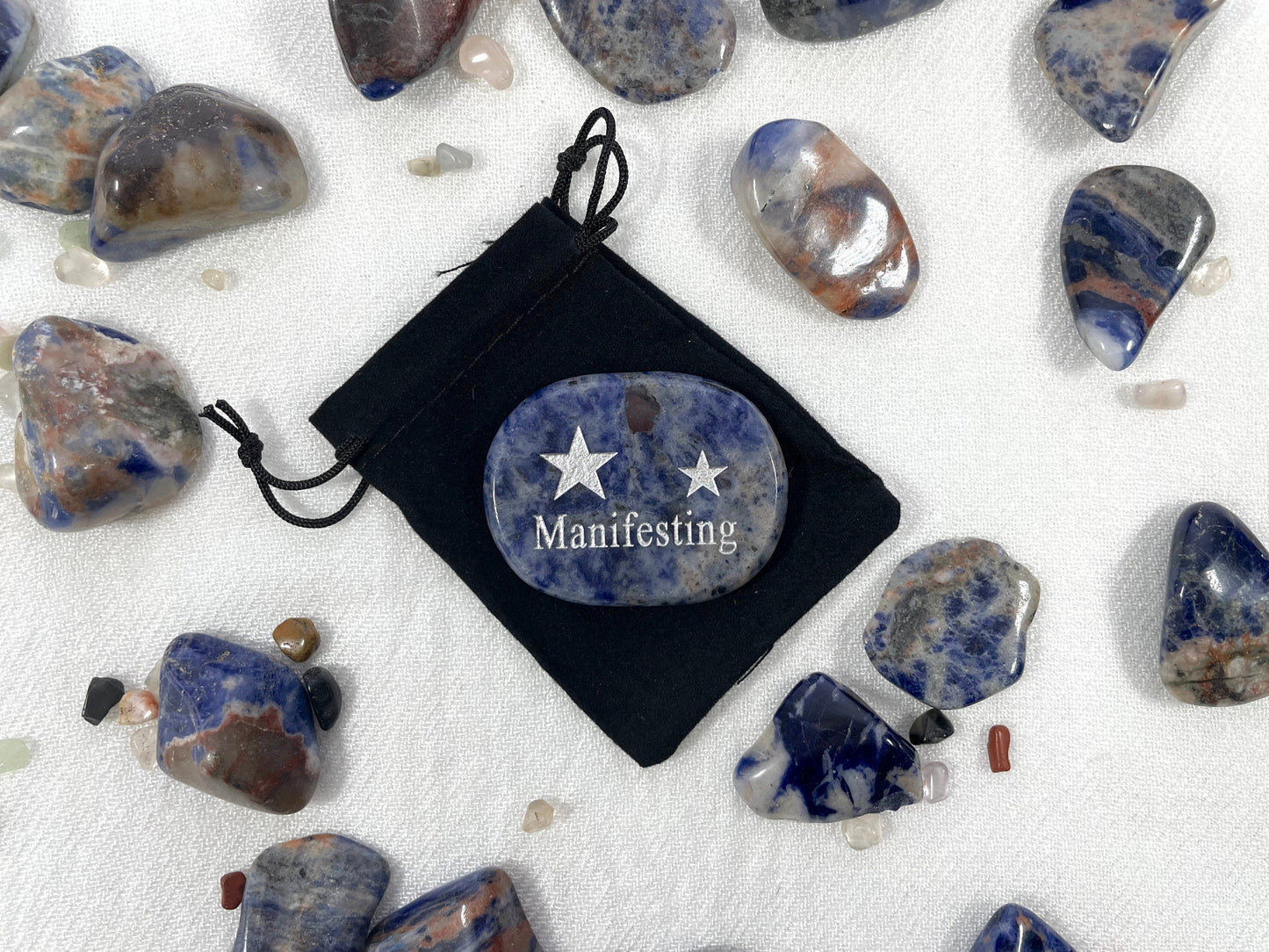 Manifesting Palm Stones in Sodalite