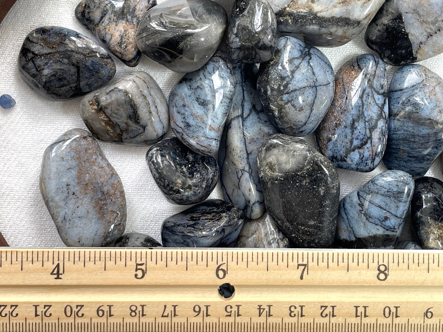 Blue Chert (flint), Tumbled