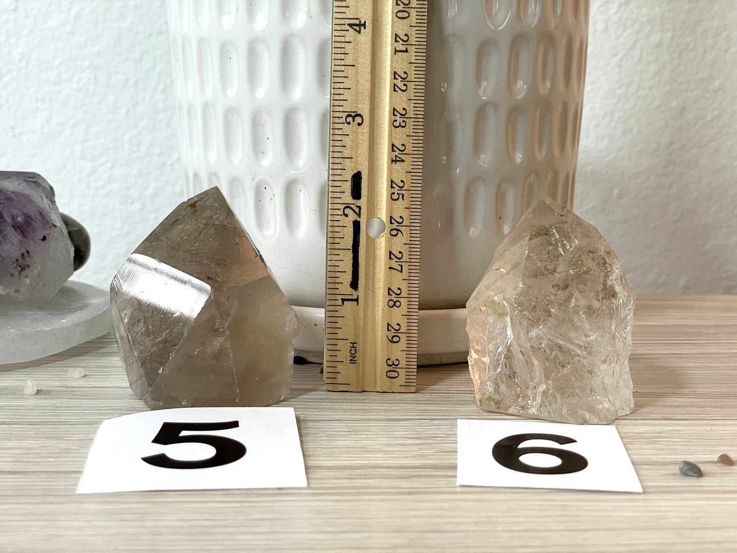 Top Polished Smoky Quartz point