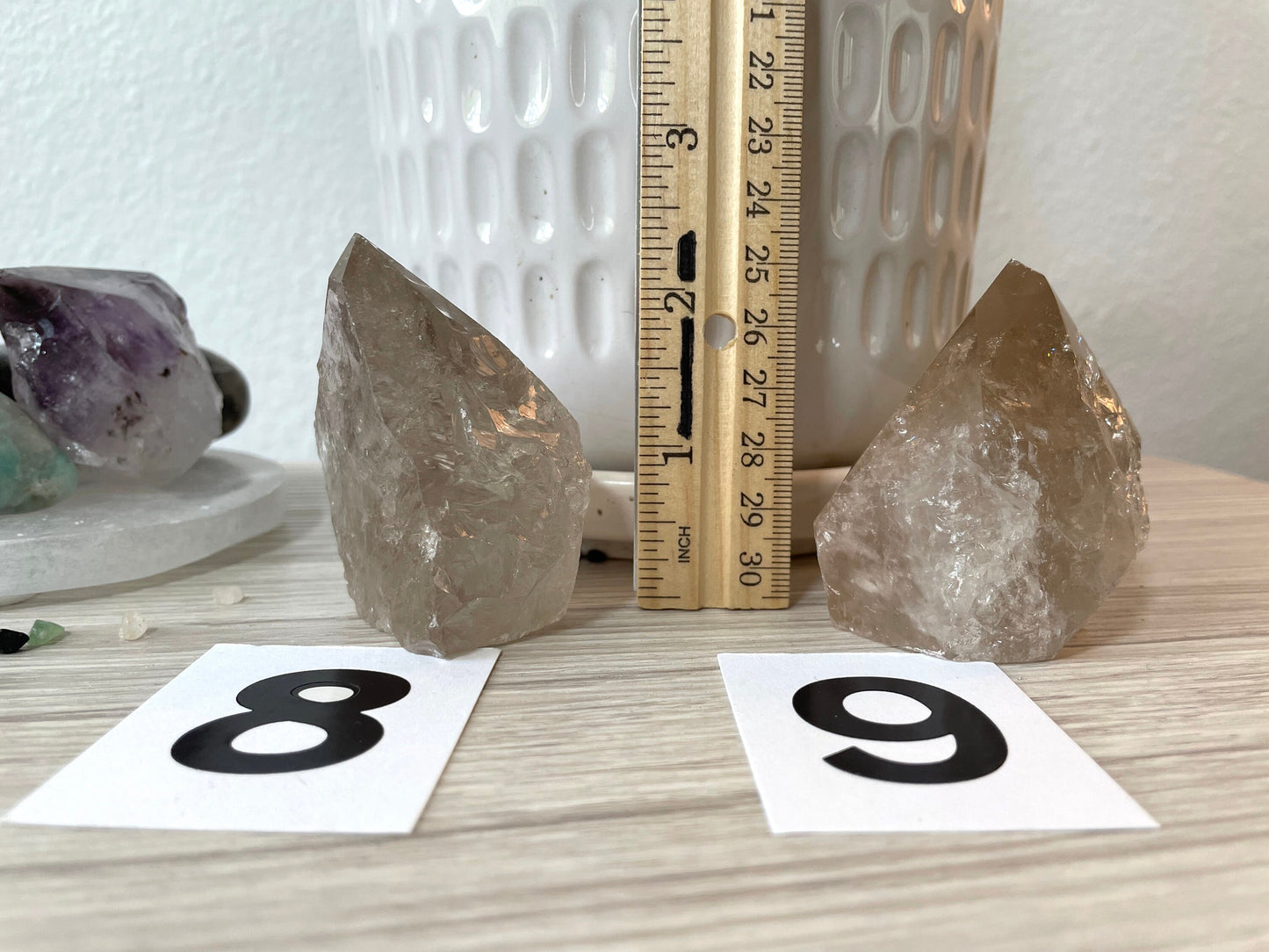 Top Polished Smoky Quartz point