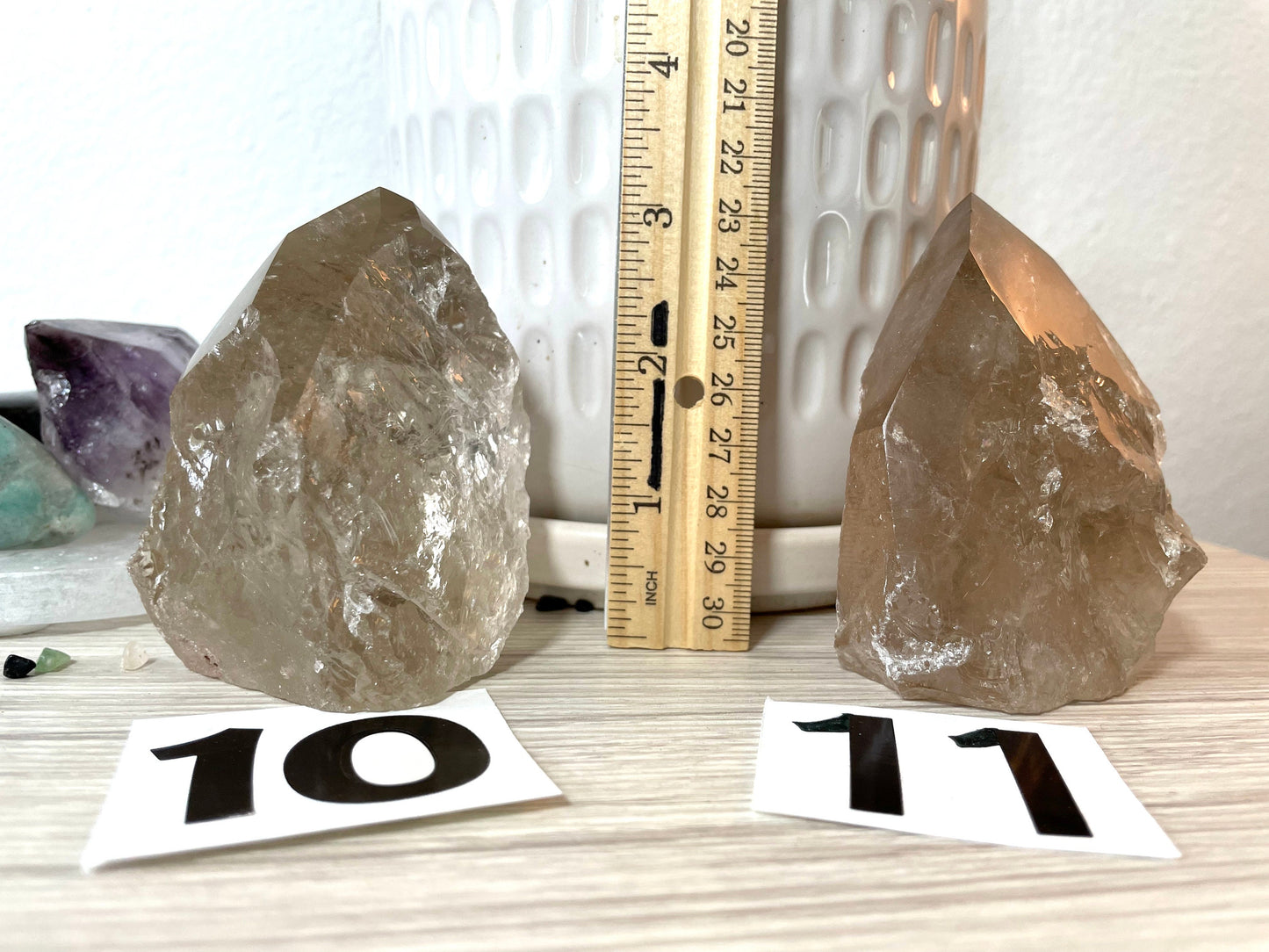 Top Polished Smoky Quartz point