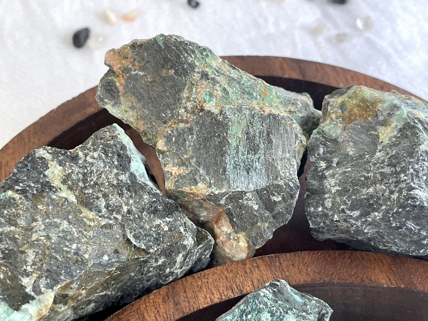 Rough Chrysocolla, Cuprite