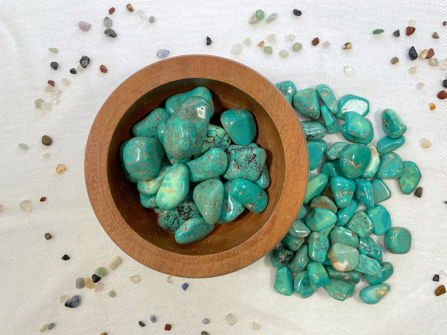 Tumbled Turquoise Howlite