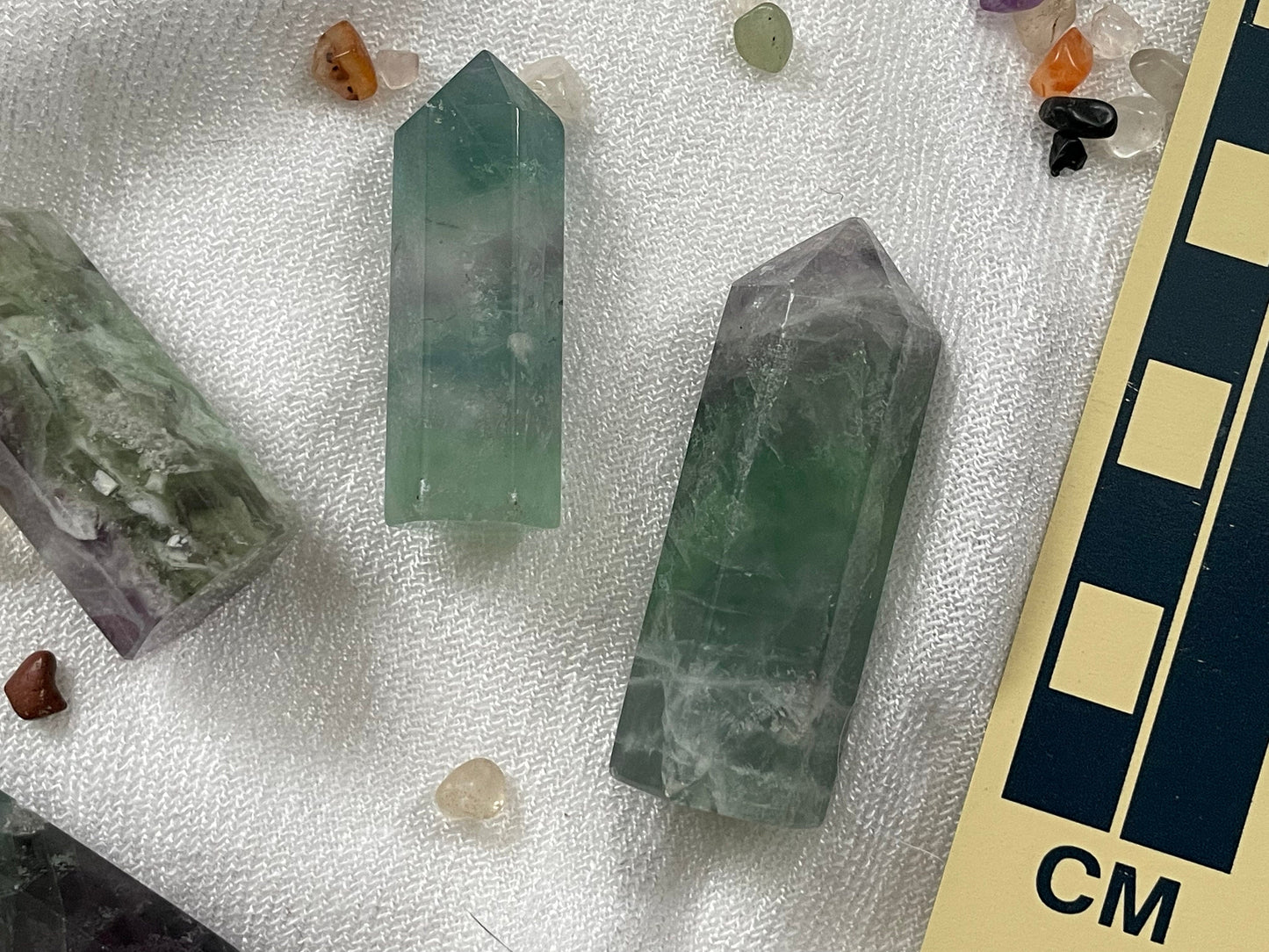 Rainbow Fluorite obelisk, small