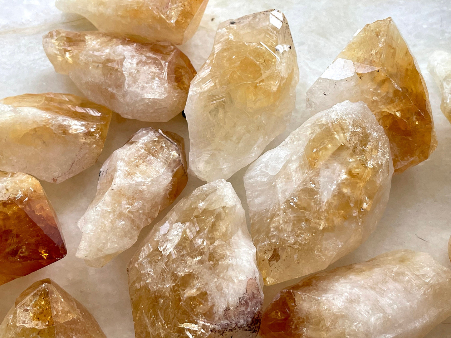 Citrine points | Solar Plexus Chakra Crystal | Crystal for Prosperity & Joy
