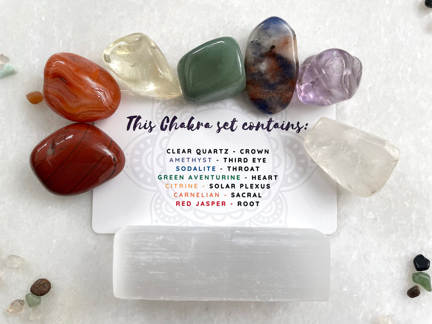 Tumbled Chakra Stone set