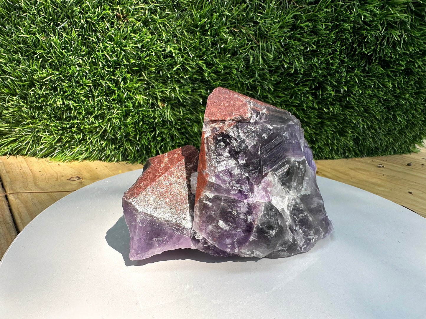 Auralite-23, Red Amethyst, XL Cluster 836gr. Collectible Item