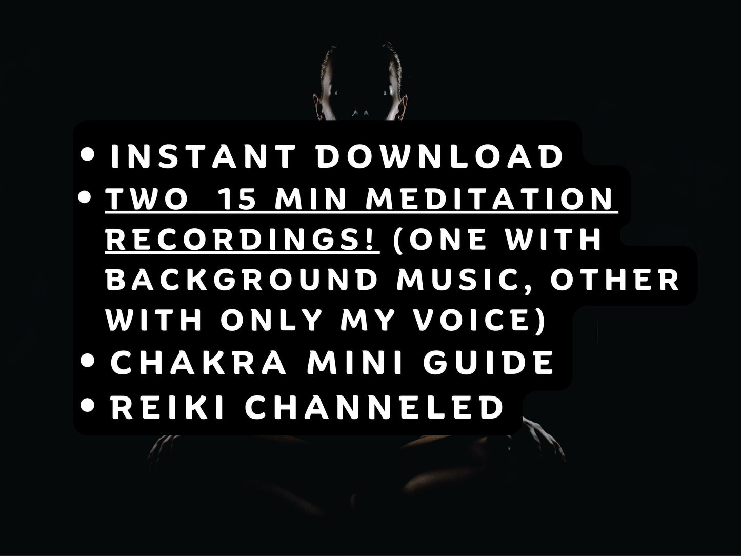 15 Minute - Chakra Meditation mp3 recordings. Reiki channeled | Digital download