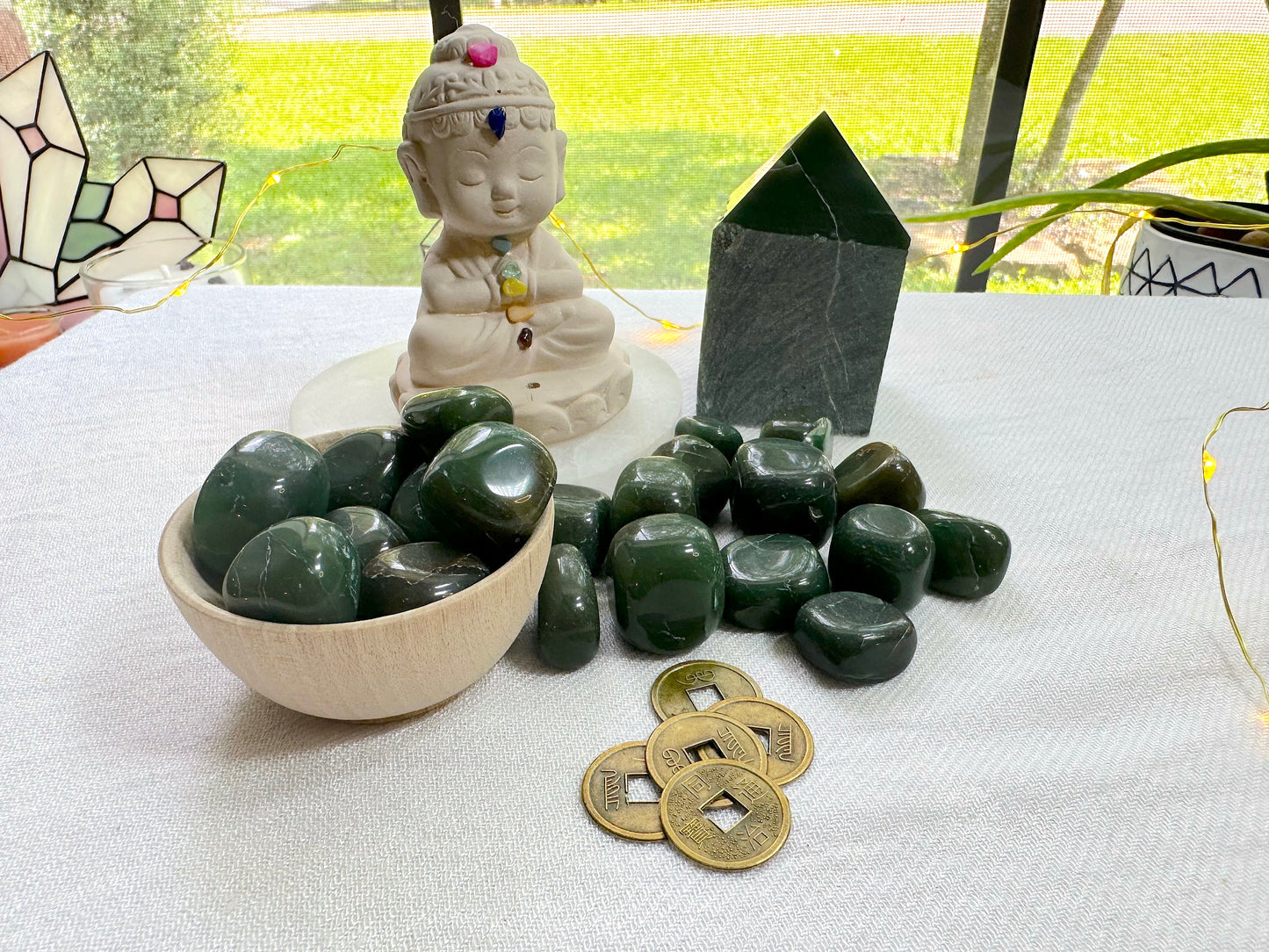 Tumbled Green Jade | Jadeite