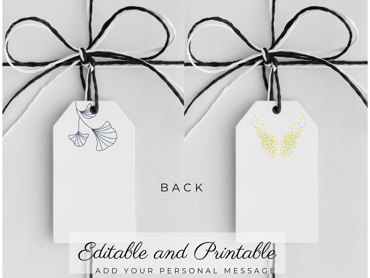 Reiki Precepts Gift Tags. Editable and printable Gift Tags. Instant Download