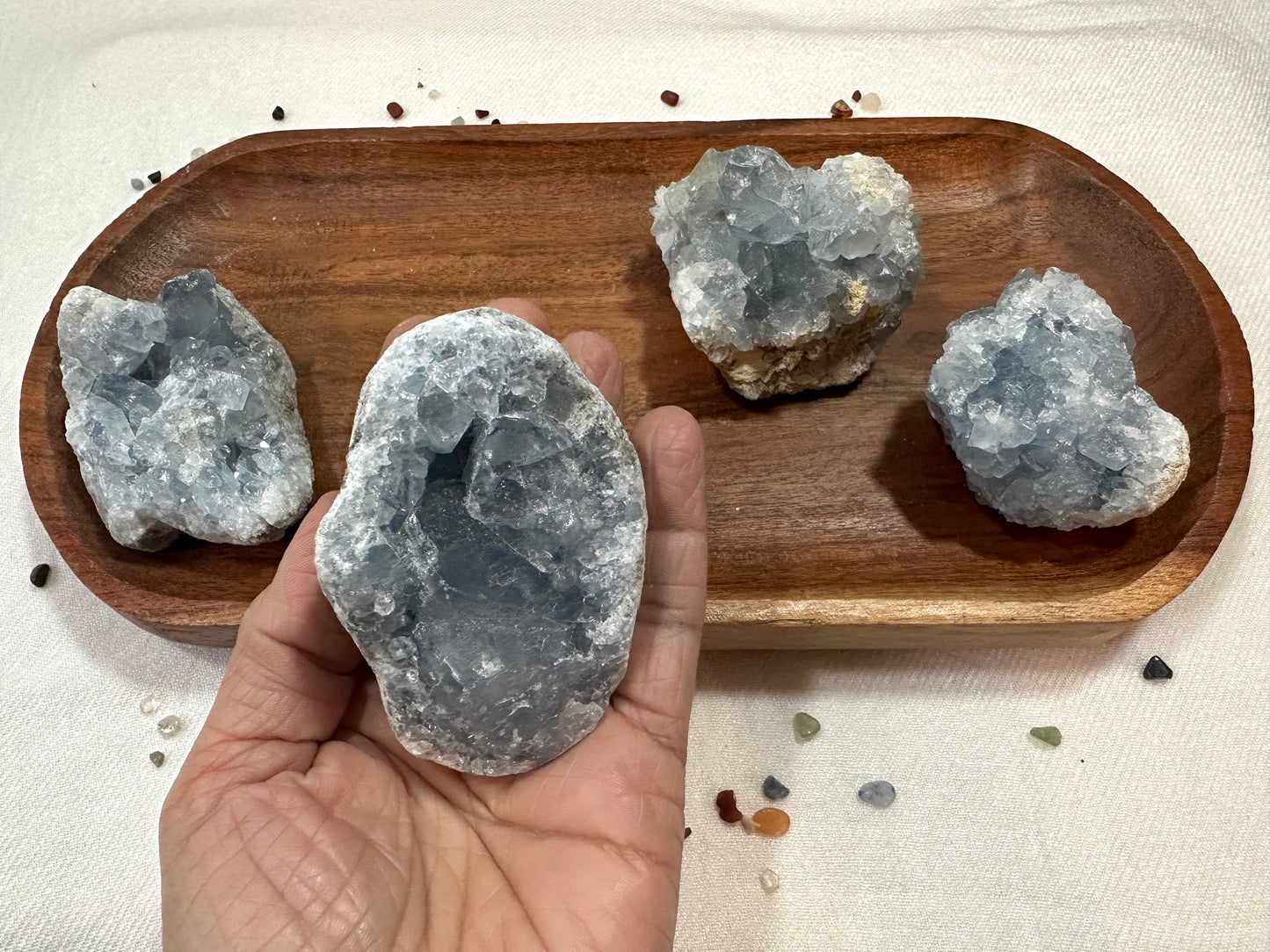 Celestite Cluster, geode