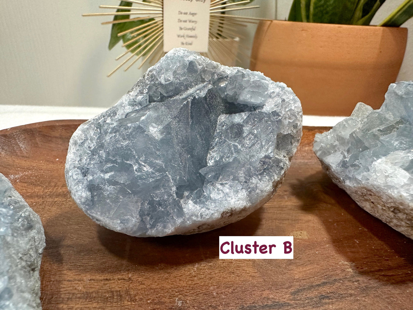 Celestite Cluster, geode