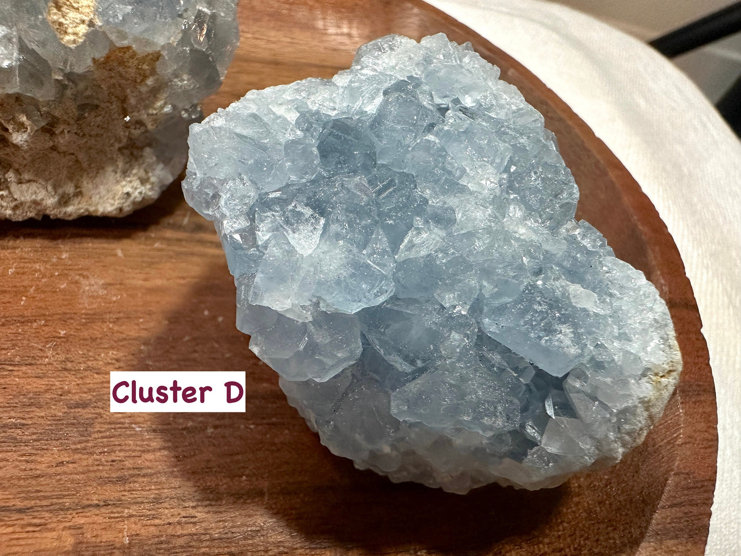 Celestite Cluster, geode