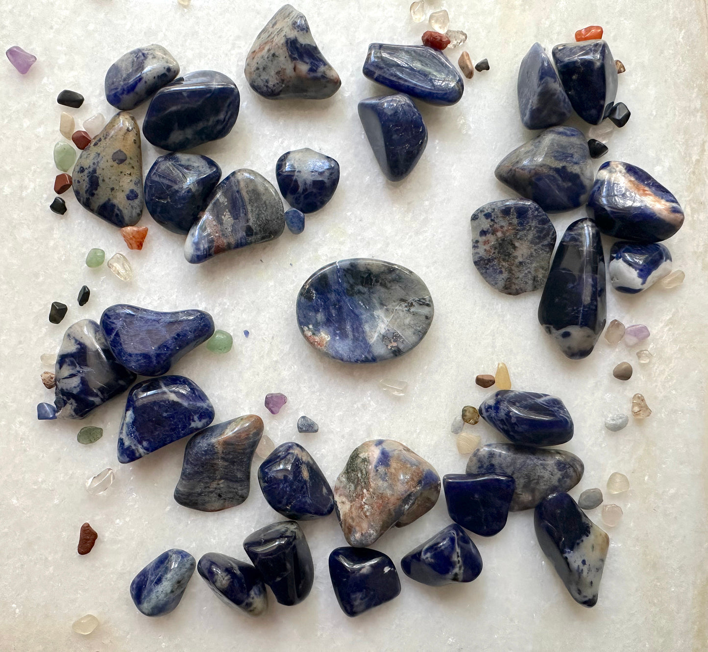 Sodalite Worry Stone