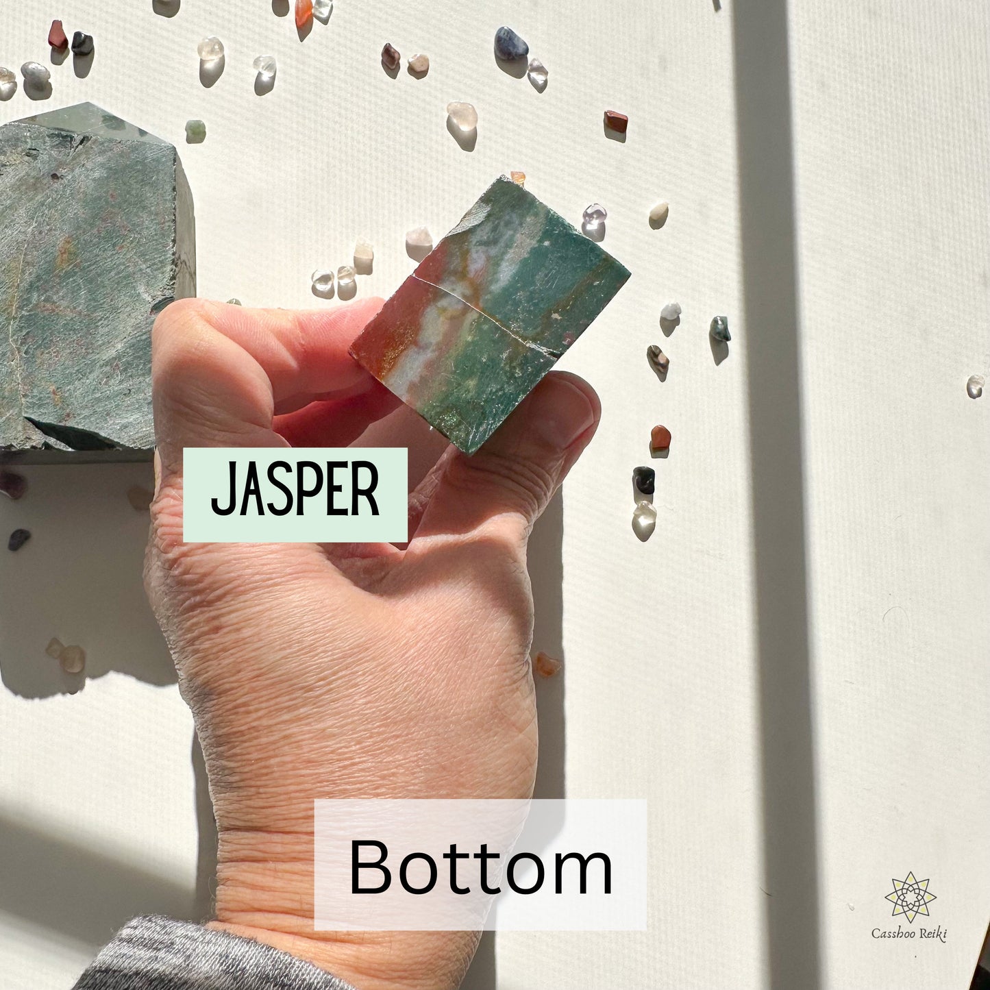 Green-Red Jasper Towers | Cut Crystal Freeforms | Altar Crystal Decor | Crystals for Inspiration